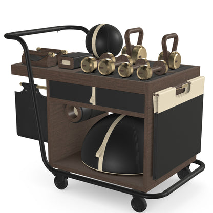 PENT. SOPHIA - In Gold - Luxury Fitness Equipment Mobile Set