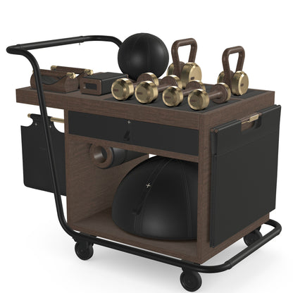 PENT. SOPHIA - In Gold - Luxury Fitness Equipment Mobile Set