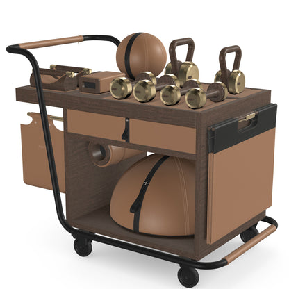 PENT. SOPHIA - In Gold - Luxury Fitness Equipment Mobile Set