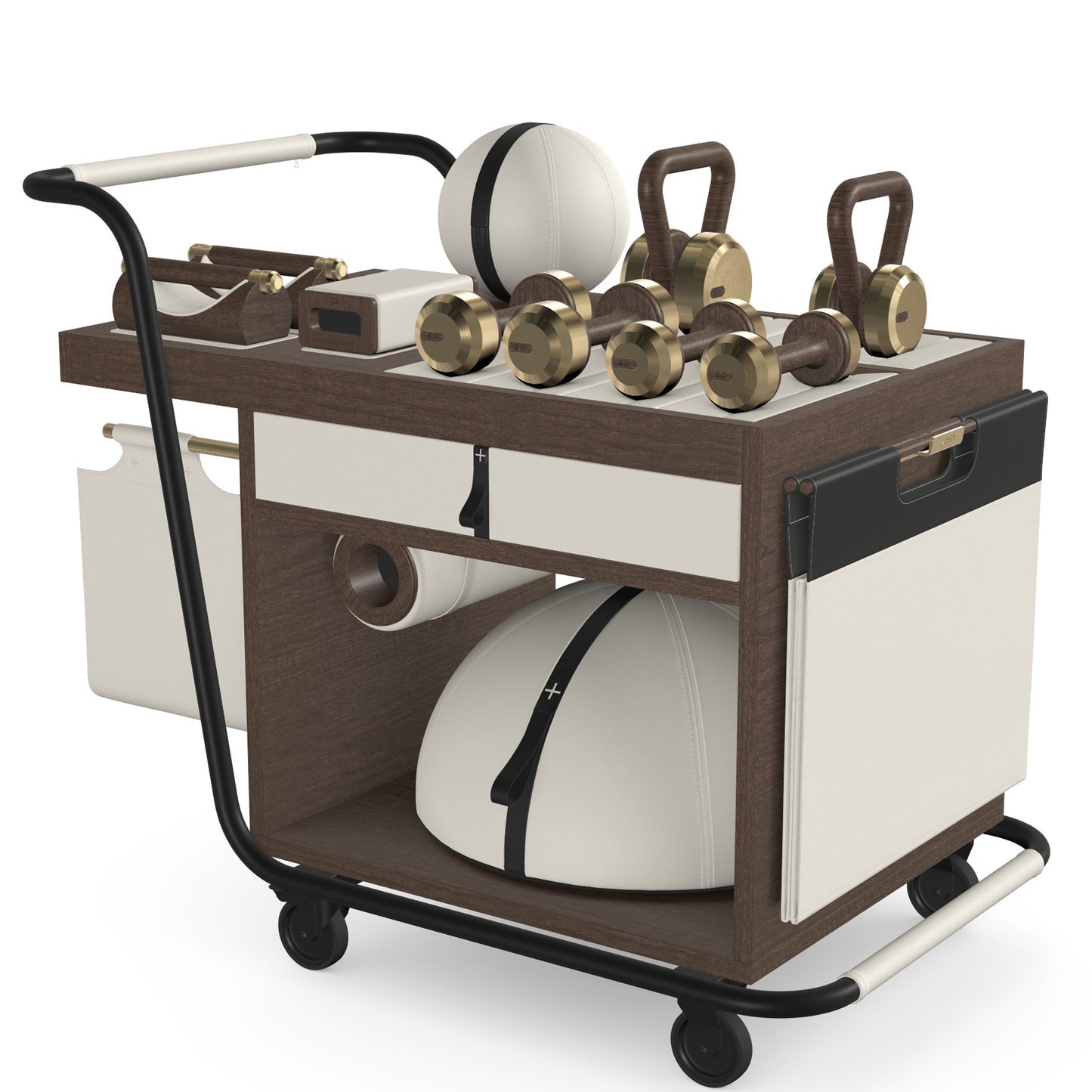 PENT. SOPHIA - In Gold - Luxury Fitness Equipment Mobile Set
