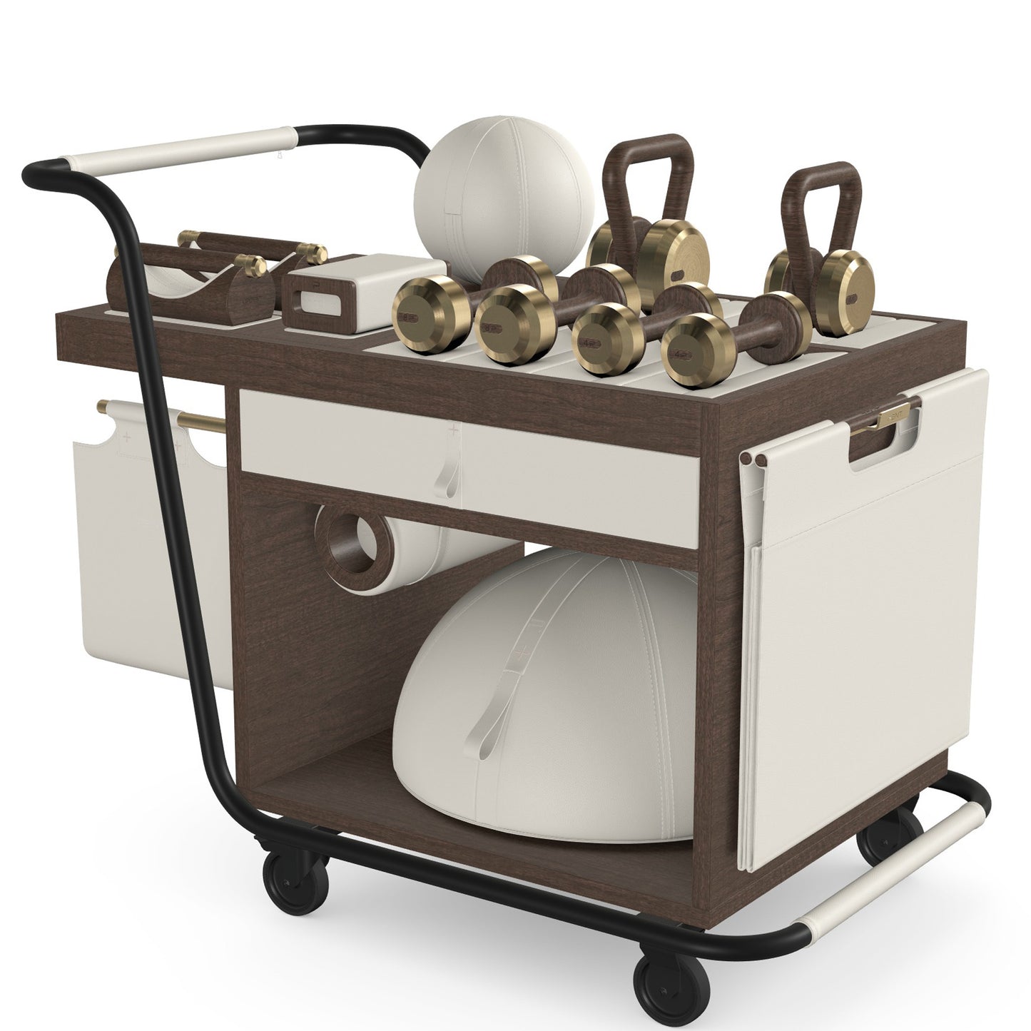PENT. SOPHIA - In Gold - Luxury Fitness Equipment Mobile Set
