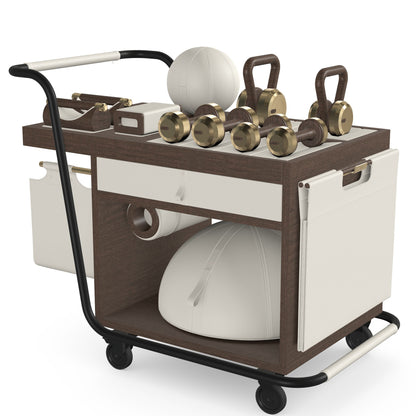 PENT. SOPHIA - In Gold - Luxury Fitness Equipment Mobile Set