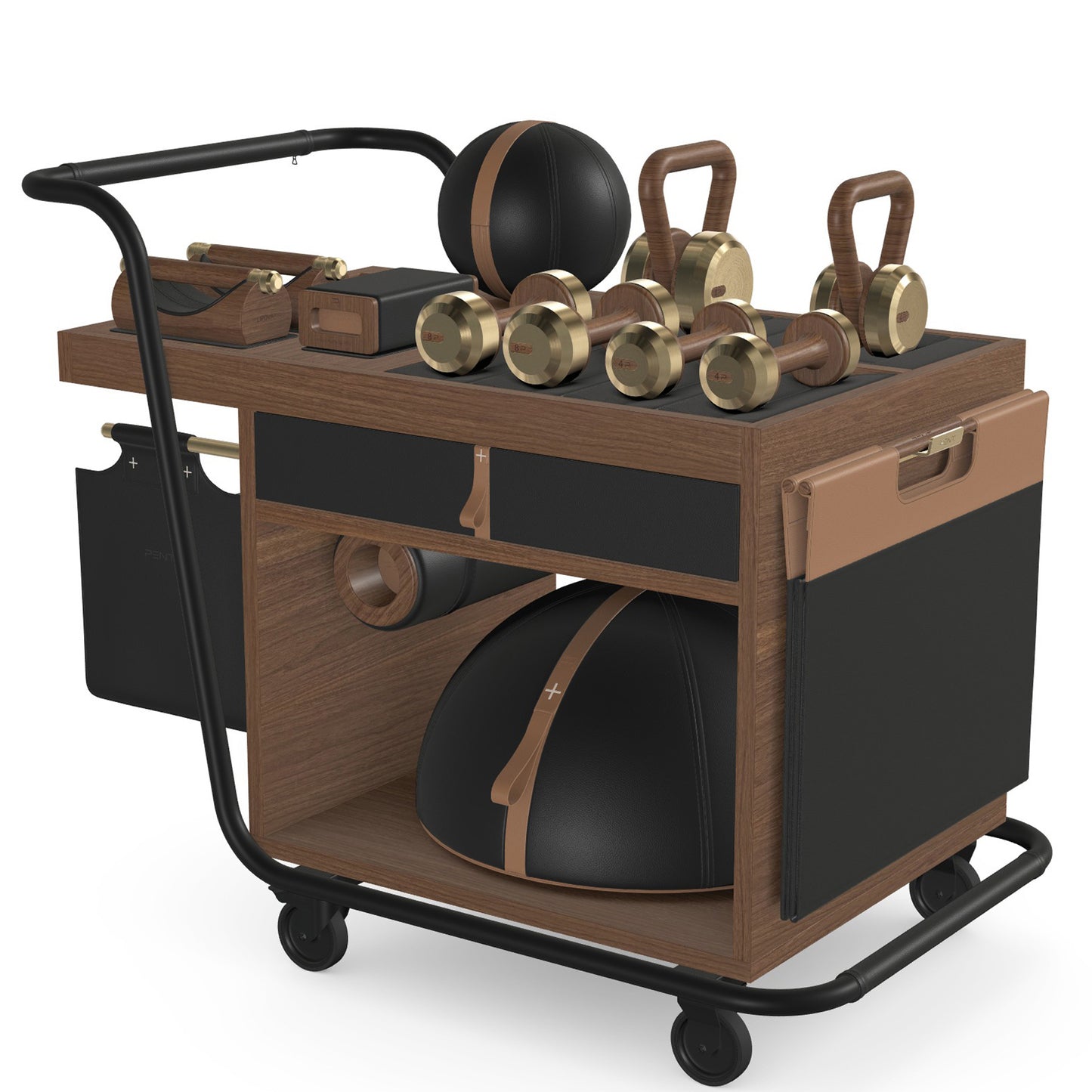 PENT. SOPHIA - In Gold - Luxury Fitness Equipment Mobile Set