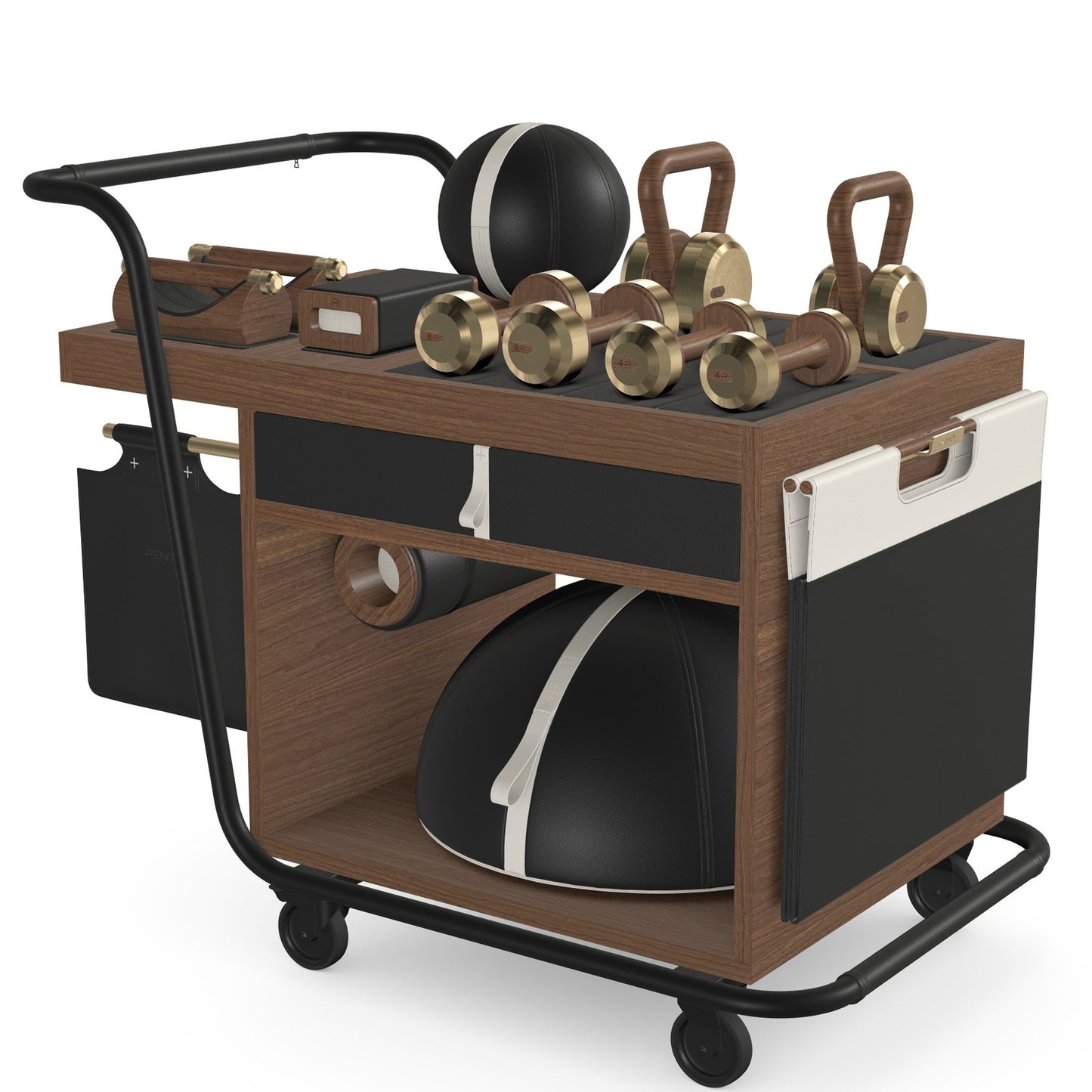 PENT. SOPHIA - In Gold - Luxury Fitness Equipment Mobile Set