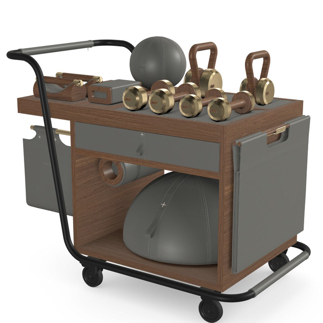 PENT. SOPHIA - In Gold - Luxury Fitness Equipment Mobile Set