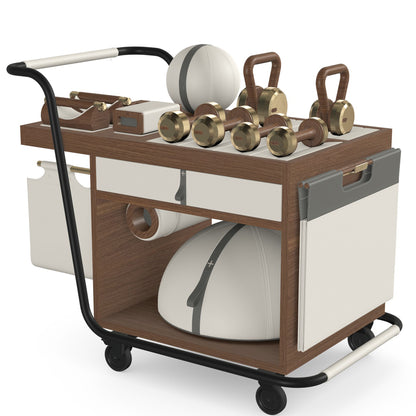 PENT. SOPHIA - In Gold - Luxury Fitness Equipment Mobile Set