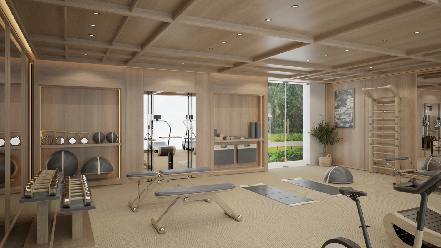 Luxury Gyms and Wellness Space