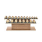 PENT. COLMIA Set - In Gold  - Dumbbells on a Horizontal Wooden Stand