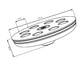 A balance board with natural wood materials that incorporates a water-filled tank, for core stability training. NOHRD Eau-Me Board