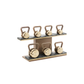 PENT. LOVA Set - In Gold - Kettlebells on a Horizontal Stand