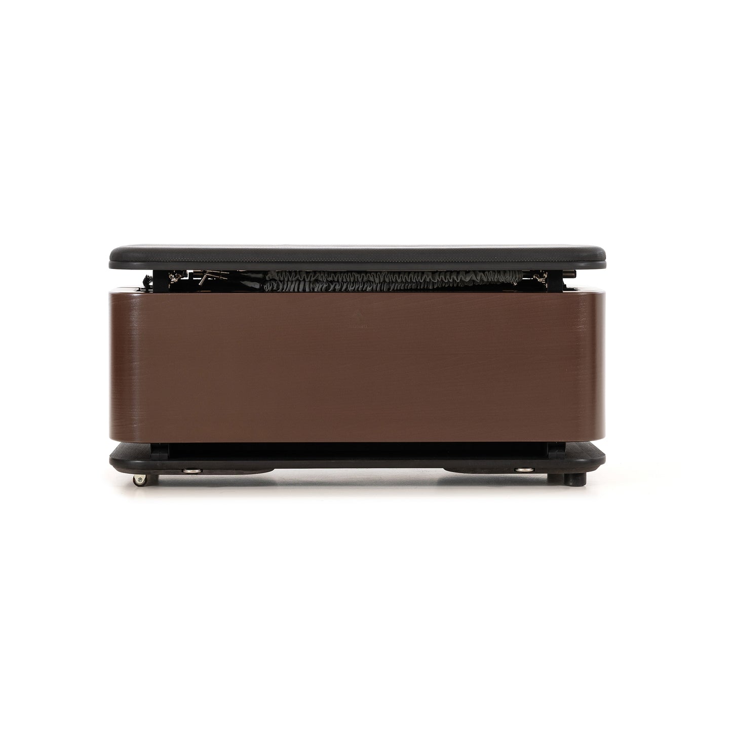 A luxury fitness equipment, Nohrd Stepbox - all in one fitness box made with club wood finishes.