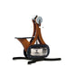 Luxury gym equipment, made with natural club wood, for cardio workout. NOHRD WaterGrinder.