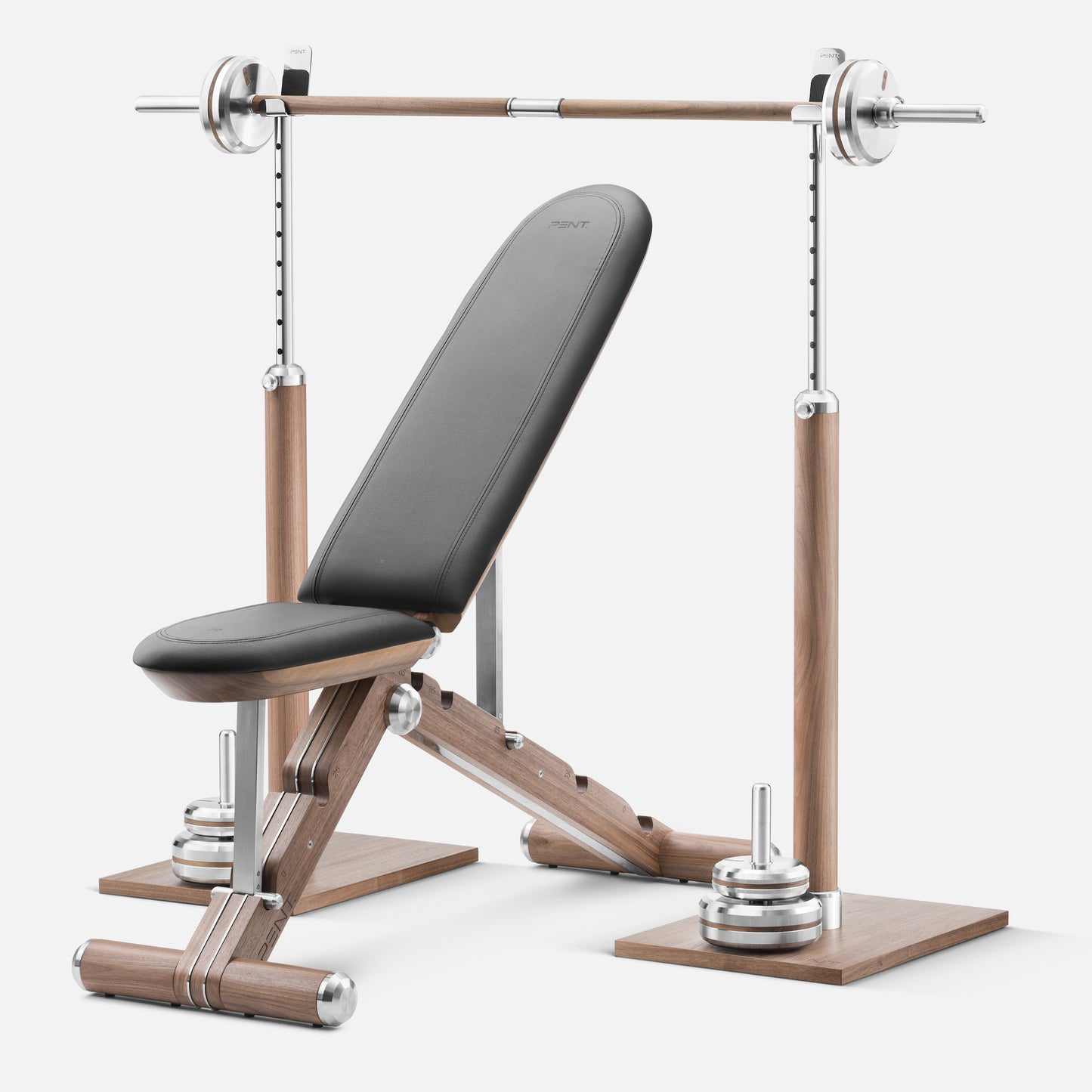 Luxury Fitness Equipment. PENT BYSTRA. Customizable luxury bench press set. Cycling Bears 