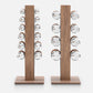 Luxury Fitness Equipment - Bespoke dumbbells. Wood and Stainless Steel. PENT COLMIA. Cycling Bears