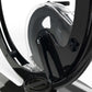 Close up view of a luxury gym equipment, designer exercise bike in black carbon color, handcrafted from Italy. Ciclotte Bike - Designer Exercise Bike