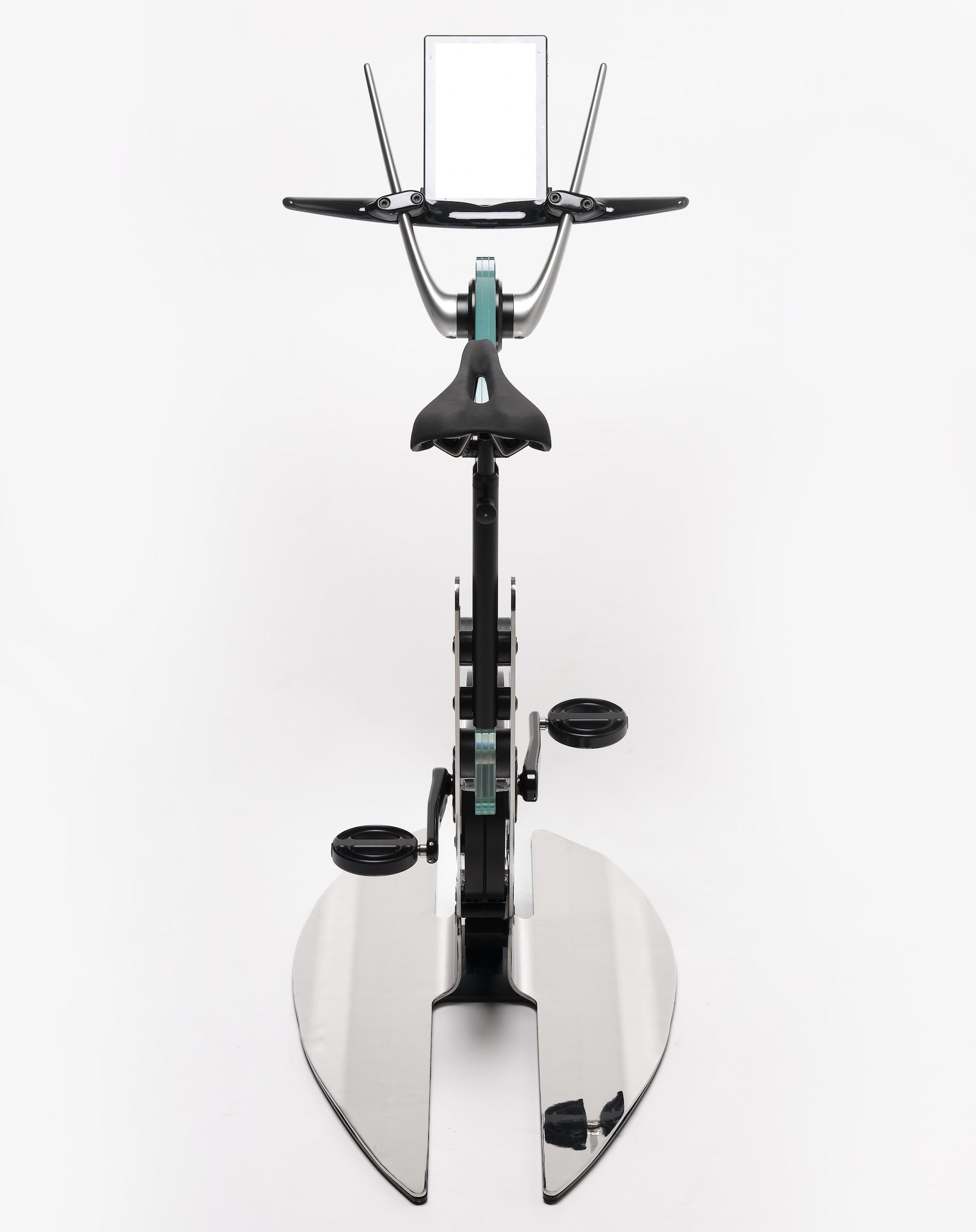 Luxury Home Gym Equipment - Ciclotte Teckell Glass indoor Bike by Cycling Bears.