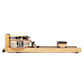 A luxurious home gym equipment, rowing machine with water resistance, made with high quality wood in ash wood finish. NOHRD Water Rower S4 - Rowing Machine
