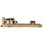 A luxurious home gym equipment, rowing machine with water resistance, made with high quality wood in oak wood finish. NOHRD Water Rower S4 - Rowing Machine
