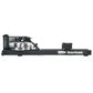 A luxurious home gym equipment, rowing machine with water resistance, made with high quality wood in black wood finish. NOHRD Water Rower S4 - Rowing Machine