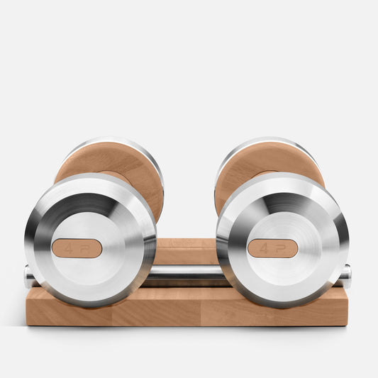 PENT x Cycling Bears COLMIA - Luxury Dumbbells with wooden stand